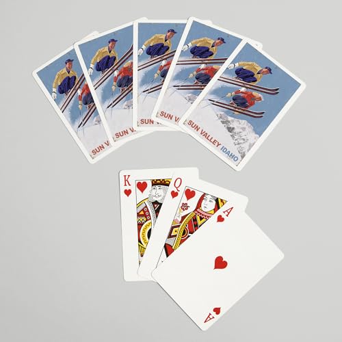 Baraja de 52 cartas tamaño póker Lantern Press miniatura 7