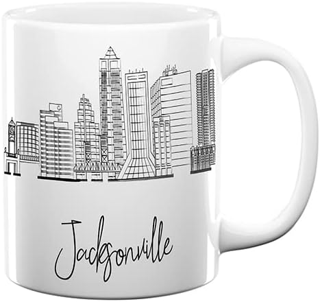Vista 22 de TJ Originals - Taza de viaje de acero inoxidable Florida con asa, vaso aislado con tapa de vino de Florida, tazas de café negro Florida, taza
