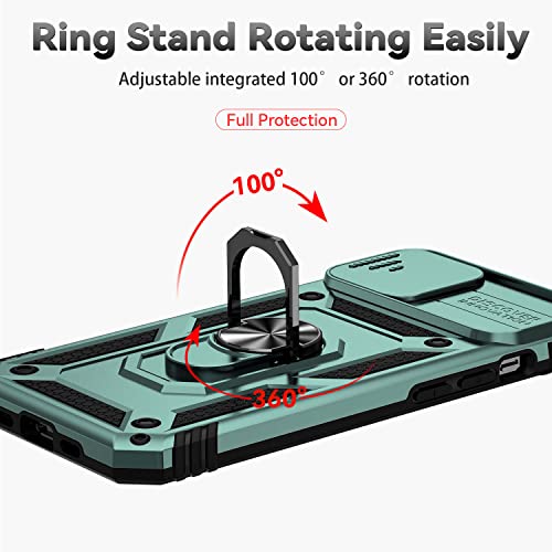 Hitaoyou Compatible with iPhone 14 Plus Case, iPhone 14 Plus Magnetic Case with Camera Cover & Kickstand Military Grade Shockproof Cover - image 4