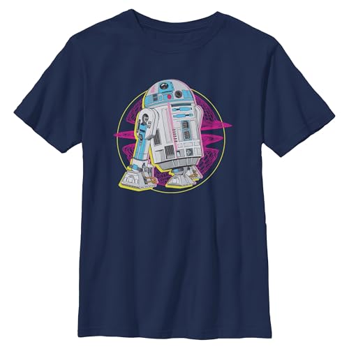 STAR WARS Boy's R2-D2 Retro Vibes T-Shirt