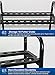 Golf Club Storage Rack Golf Putter Rack Putting Mat 18-Hole Bracket Display Rack Golf Club Organizer, Indoor and Outdoor Storage Rack