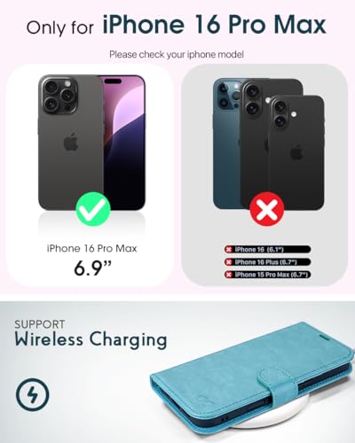 Coque iPhone 16 Pro Max protégeant contre les chutes et le piratage de carte