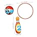 POPETPOP 1 Set Funny Bowling for Pins Balls Rings Educational Game for Family Fun Safe Material Great Present Random Color