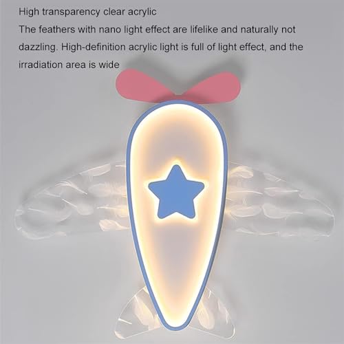 Plafonnier LED pour chambre d'enfants avec télécommande et intensité variable