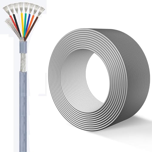Câble blindé 8 conducteurs 28 AWG cuivre pour signal audio CNC