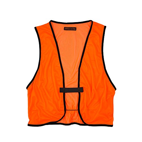 Orange Aglow Signature Lightweight Mesh Blaze Orange Hunting Vest - Ultralightweight & Breathable Polyester Hunting Safety Vest, Visible Day or Night – Quick-Drying and Durable (Medium)