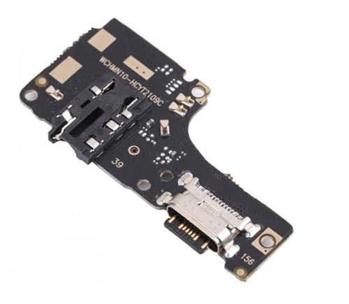 Compatible con Xiaomi Redmi Note 10 4G / M2101K7AI M2101K7AG Flat Flex sub PCB Board DOCK Micro USB JACK puerto entrada USB para conector cable carga + micrófono Sync datos Cover