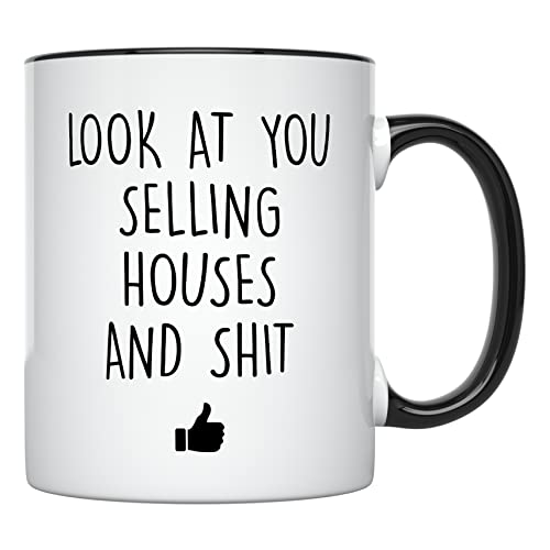 YouNique Designs Real Estate Agent Mug 11oz Black Handle