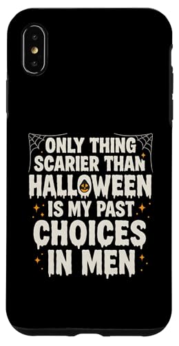 面白いハロウィーンの怖いデートの過去の選択肢 スマホケース iPhone XS Max 用