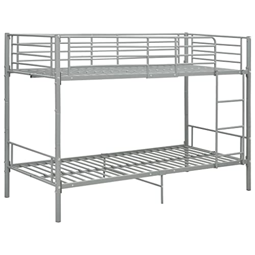 Hommdiy Etagenbett Metall 90×200 cm Stockbett Hochbett Metallbett...