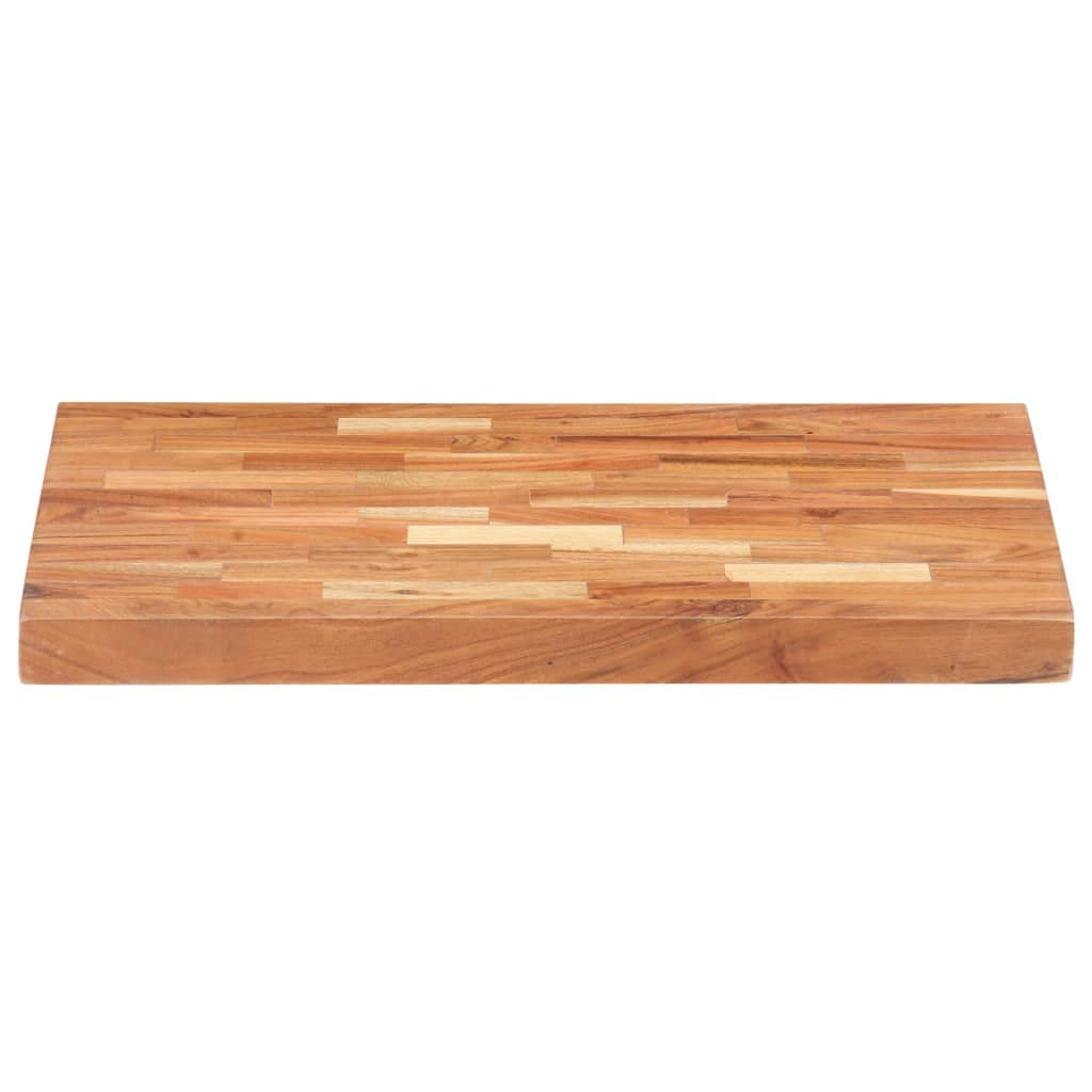 Generisch Hackblock 50x35x4 cm Akazie Massivholz,Heim Garten,Küche Esszimmer,Küchenhelfer -utensilien,Schneidebretter-286569