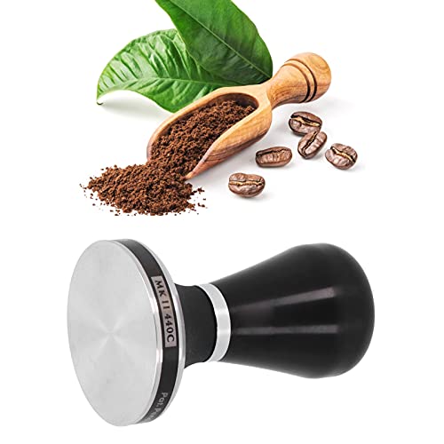 Espresso Tamper, 58.5 Mm / 2.3in Coffee Tamper Con Base Plana De Acero Inoxidable Para Los Amantes Del Café Barista… - Imagen 6