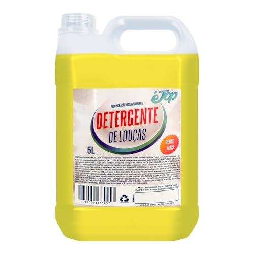 Detergente Líquido Lava Louças Neutro É Top, Galão 5L