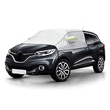 Cubierta para parabrisas compatible con Renault Kadjar, cubierta exterior plateada para ventana lateral, protección solar, bloquea los rayos UV, resistente a la intemperie