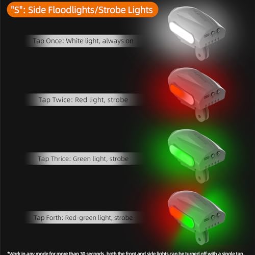 LICHIFIT Searchlights Strobe Light with Drone Mount for DJI Avata 2 Spotlight Floodlight Bracket Support to Mount Night Flight Light to Drone with Action Camera Adapter for Insta360 GO 3S / GO3 - Image 2