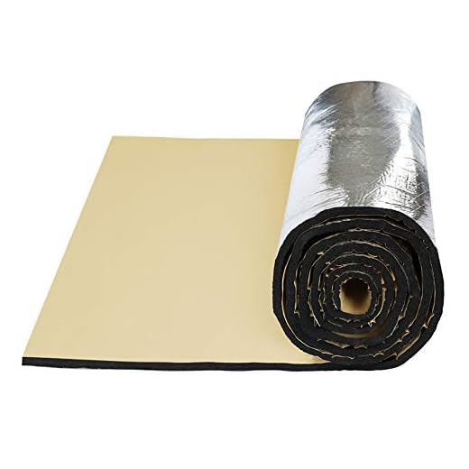 uxcell 394mil 10.76sqft Car Fender Engine Heat Sound Deadener Dampening Insulation Mat 40 Inch x 40 Inch