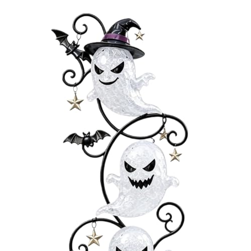 Luz de Halloween de estaca Little Ghost para decorar terrazas y caminos 7