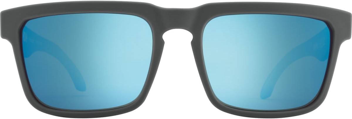Spy Optic Helm, Square Sunglasses, Color and Contrast Enhancing Lenses
