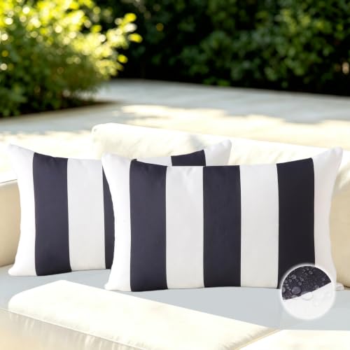 Outdoor Throw Pillows with Inserts, 2-Pack