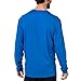 Arctic Cool Men’s Crew Neck Instant Cooling Moisture Wicking Performance UPF 50+ Long Sleeve Shirt | Lightweight Breathable Top for Running, Workout, Exercise, Fishing, Polar Blue, XL