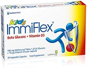 Kids Immiflex 100mg + Vit D (30 capsule) Bulk Pack x 6 Super Savings