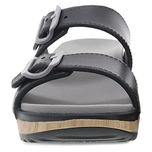 Dansko Kandi Slip-On Adjustable Sandal For Women – Lightweight And Durable, Easy Clean Molded Eva –Natural Arch Technology For Added Support Black 8.5-9 M Us #TOP3