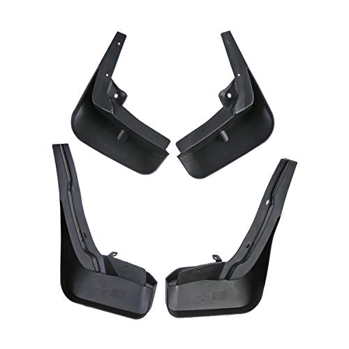 Image of A-Premium Mud Flaps Splash Guards Compatible with Audi Q7 S Line 2016-2018 4-PC Set