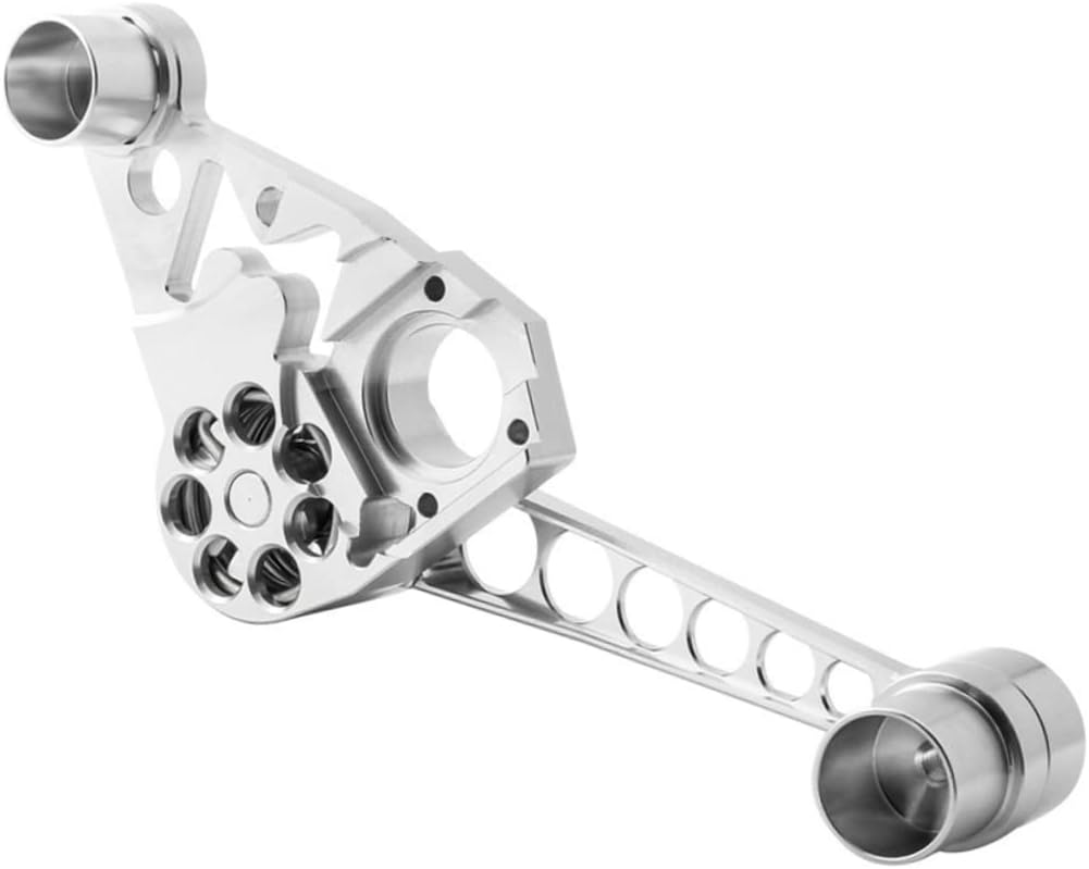 Totority Alloy Chain Tensioner Bike Supplies Metal Rack for Silver Smooth Surface Lightweight