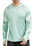 FOORSKI Mens Hoodies UPF 50+ Sun Shirts Long Sleeve Athletic Workout Running Hoodie Outdoor UV Prote