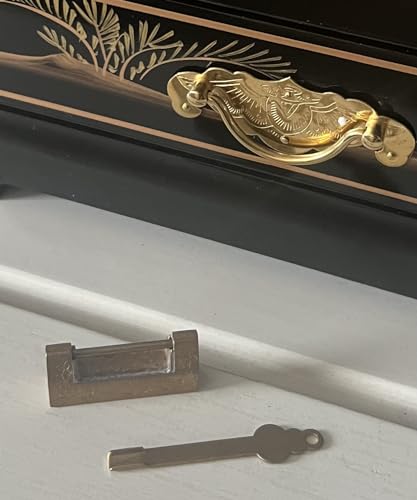 China Warehouse Direct Oriental Chinese Jewellery Box, Hand Painted Jewellery Chest Case with Mother Of Pearl, Asian Furniture & Giftware