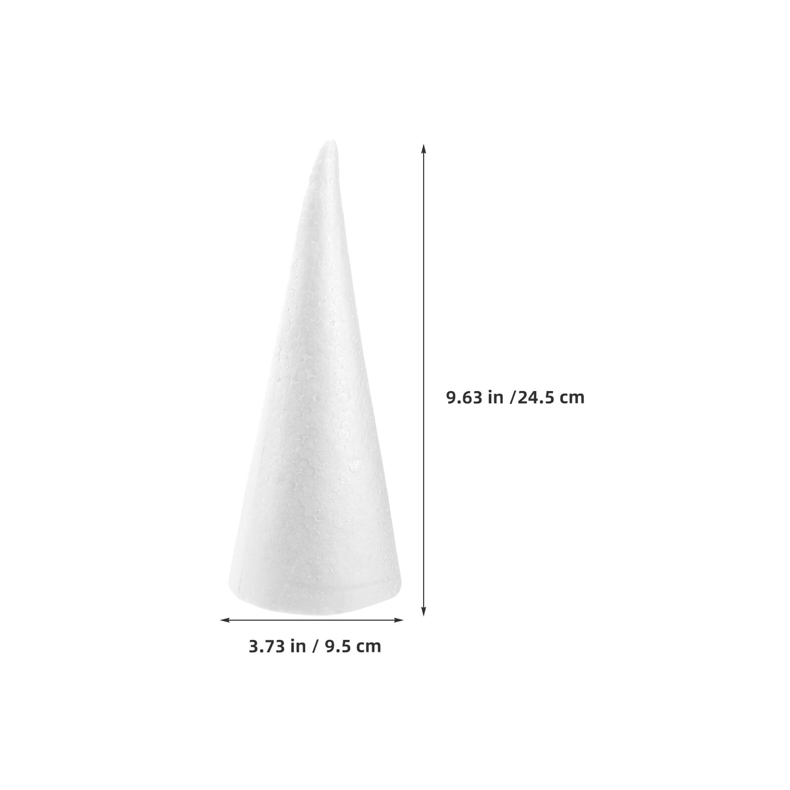 Alipis Coni in Schiuma Chiari per Craft, 12 Pezzi, Forma Albero | Natale, Progetto Fai da Te, Finitura Dipinta a Mano, Uso Familiare, per Ragazzo Ragazza di Tutte le Età