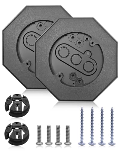 Lot de 2 blocs de montage de revetement de rechange 8141 pour eclairage exterieur
