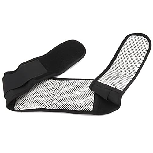 Faja lumbar auto-calentable con terapia magnética PartyKindom negra miniatura 3