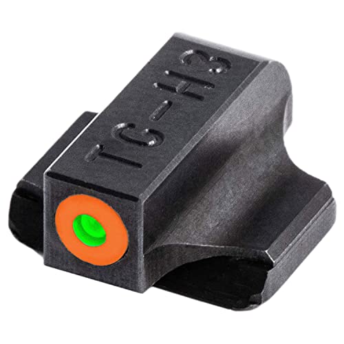 Tritium Pro Night Sights, Compatible with Smith & Wesson Handgun Models Glow-in-The-Dark Front & Rear Gun Sight Set with Focus Lock Front Ring