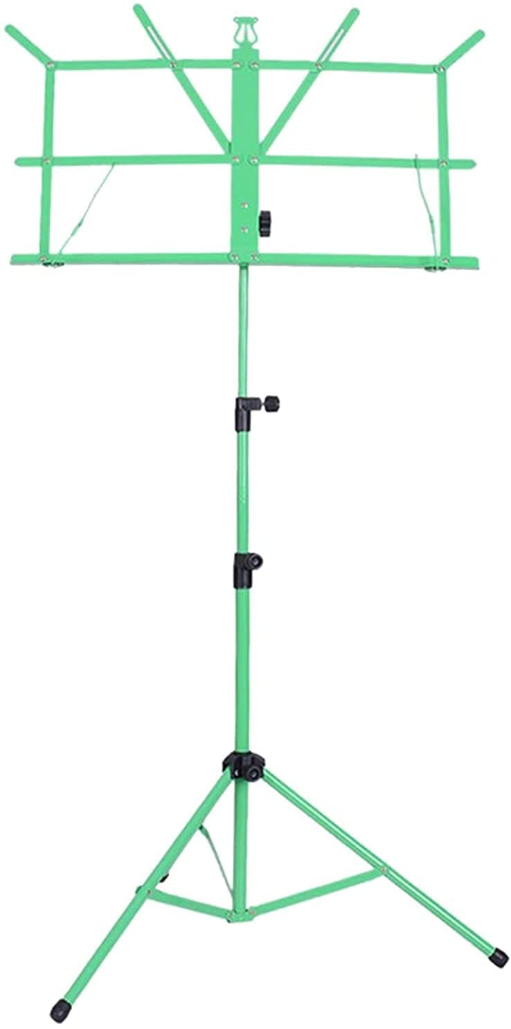 Atril para Partituras Atril para Partituras con Soporte para Violín, Atril para Violín Plegable Portátil, para Partituras con Bolsa De Transporte,Silver