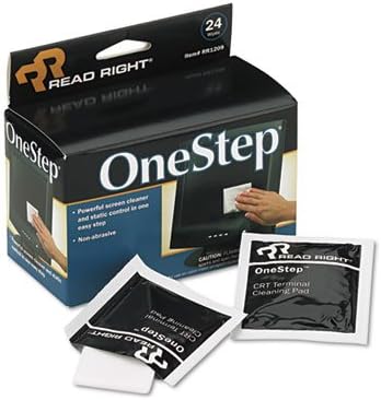 OneStep Screen Cleaner, 5 x 5, 24/Box, Sold as 1 Box, 12PACK , Total 12 Box