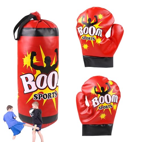 Saco de Boxeo para Niños con Guantes