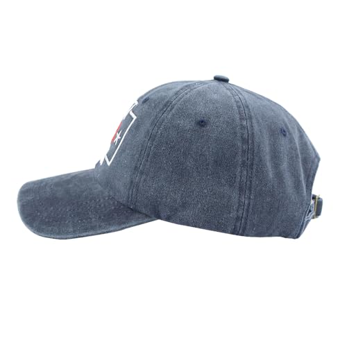 Image of Best Papa Ever Hat, Vintage Distressed Washed Cotton Adjustable Baseball Cap