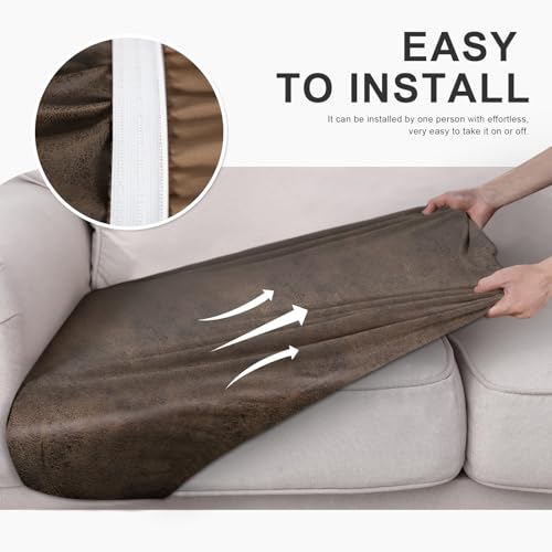 molasofa Leather Look Cushion Covers