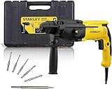 STANLEY Rotomartillo Eléctrico 1-1/8' (26mm), 800W, Incluye Empuñadora Lateral y Caja de...