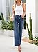 Astylish Straight Leg Jeans for Women High Waisted Stretchy Loose Denim Pants Casual Baggy Jean Trousers with Patch Pockets Size 18 Dusk Blue