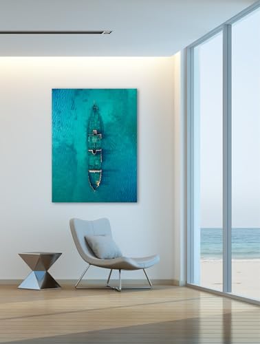 Tableau Plexiglas grand format Picturesq Ile Maurice 120x90cm anti reflets