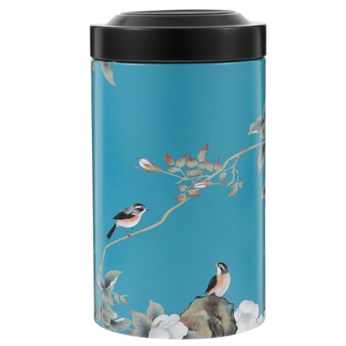 POPETPOP Pot De Stockage En Métal Hermétique Pour Thé En Vrac Avec Couvercle Scellé Contenant Rangement Cuisine Grains Café Noix Fruits Secs