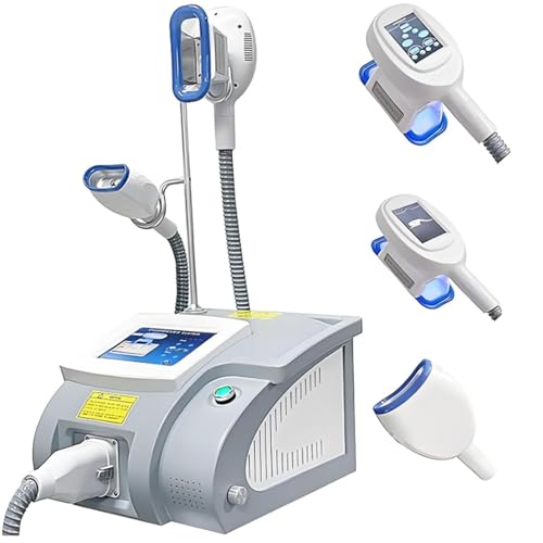 BCBKD Máquina Adelgazante De Criolipólisis, Máquina Adelgazante para Esculpir El Cuerpo con Congelación De Grasa con Tres Manijas, Aparato De Explosión De Grasa Congelada De Criolipólisis De 360 °