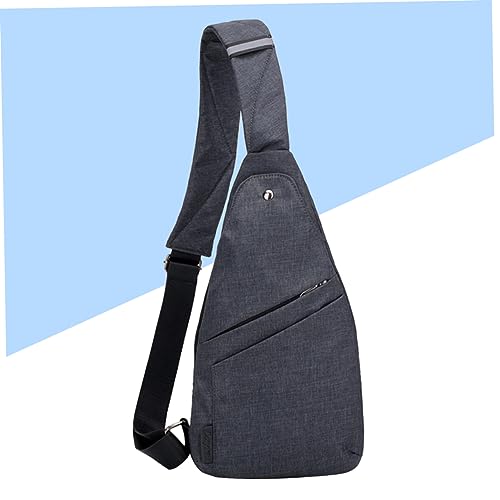 Bolso de la de los hombres VALICLUD negro para llevar tus esenciales con comodidad 7
