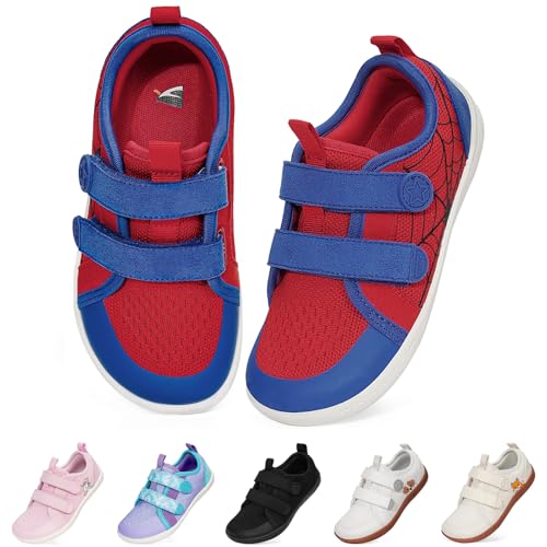 Toddler Little Kid Wide Barefoot Shoes Boys Girls Sneakers Kids Tennis Shoe Zero Drop Minimalist Non Slip Lightweight Comfortable Healthy Running Shoes