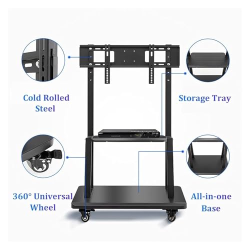 Soporte móvil para TV con ruedas para 32''-75'' miniatura 3