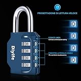 Zoom IMG-2 serratura a combinazione 4 cifre Zoom IMG-2 serratura a combinazione 4 cifre