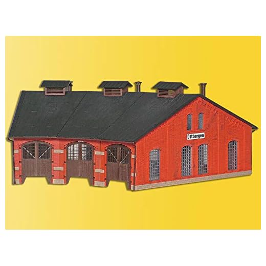 Kibri - Edificio Industrial de modelismo ferroviario H0 Escala 1:87 (9452)