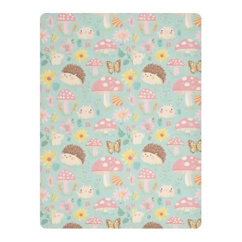 Drap housse imperméable bébé pour de douces nuits en forêt pastel - 3